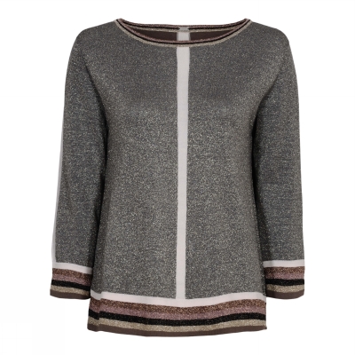 Gustav Lurex A-Shape Knit - Pearl Ivory Gustav Lurex A-Shape Knit - Pearl Ivory